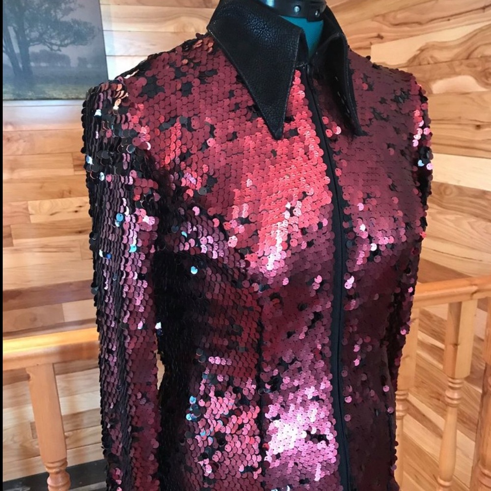 Western pleasure horse show, holiday jacket